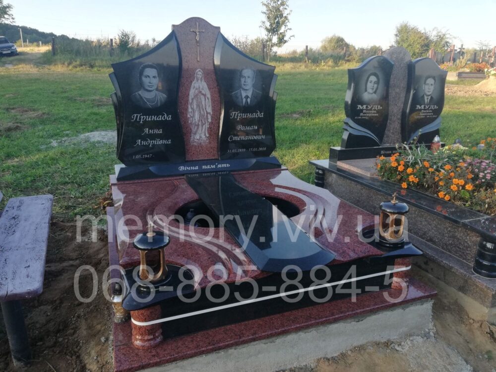 подвійні гранітні памятники ціна