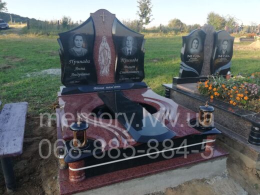 подвійні гранітні памятники ціна